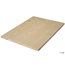 1 Rétegű Táblásított Falap Lucfenyő A/A Csomómentes Frízes Hossztoldott (25 mm x  3 000 x 1 200 mm)