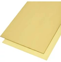 Sárgaréz lemez Cu Zn 37 lágy/0,6*1000*2000 (db.)