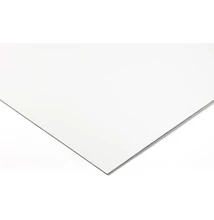Alumínium lemez 5005 H42/H44/ RAL 9016 (fehér) 1 oldalon fólia /2*1500*3000 (db.)