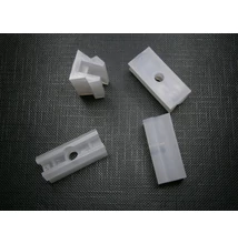 Alumínium üvegszorító profilhoz műanyag rögzítő, AlMgSi0,5/F22/15*20