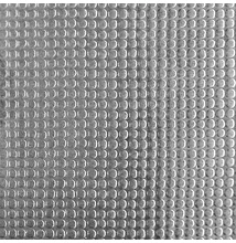 Mintás lemez, egyoldalas, vászon  mintás, 1250x2500 mm, 0,8 mm vastag 