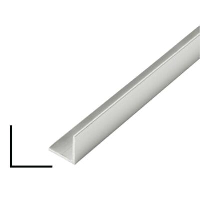 Alumínium "L" idom, profil, AlMgSi0,5/F22/15*15*2 (szál, 6m.)