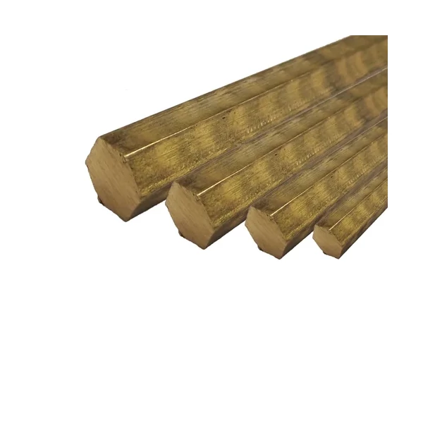 Bronz hatszög rúd, CuSn8P/ 22 mm (mm.)