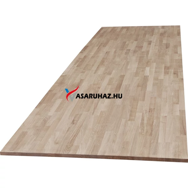 Táblásított Tölgy Falap, 1R, AB minőség, Hosztoldott (3000x1250x40mm)